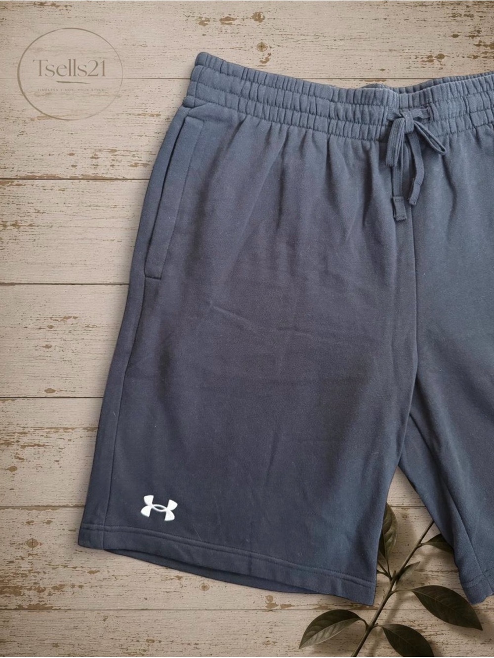 NWT Under Armour Men’s Rival Fleece Shorts - Black (Size XLT) - Picture 2 of 6